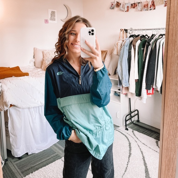 The North Face Jackets & Blazers - North Face Blue Windbreaker!!